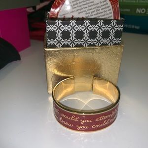 Red rustic Cuff Bracelet